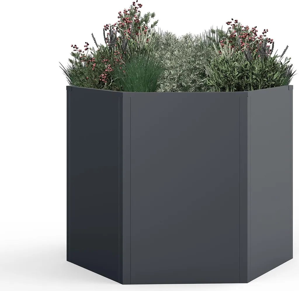 Lit surélevé Westmann Varia 77 anti-nuisibles en métal gris anthracite