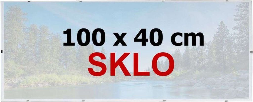 BFHM Euroclip puzzle rám 100x40cm sklo Obrázok produktu 5