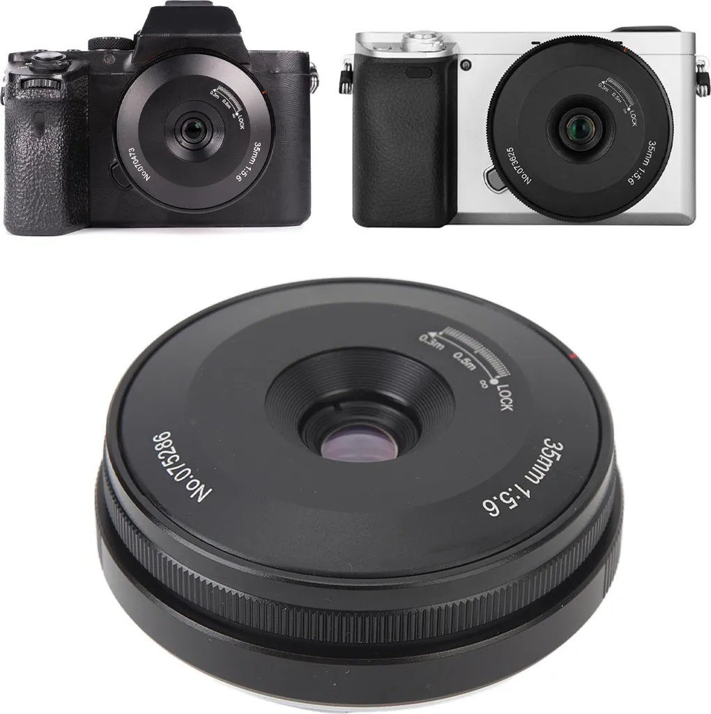 Objectif 35mm F5.6 compact monture L pour éviter l'encombrement plein format