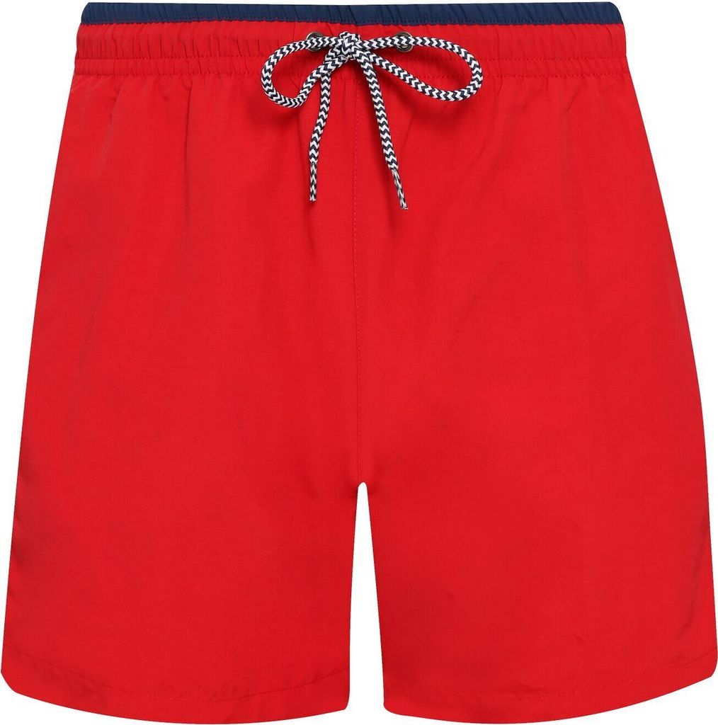 Asquith & Fox Herren Badeshorts RW6242 (M) (Rot/Marineblau)