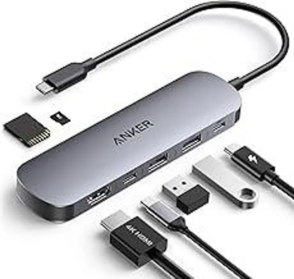 Hub USB C 7 in 1 Hub Alluminio - HDMI 4K@60Hz 85W PD per Mac/PC