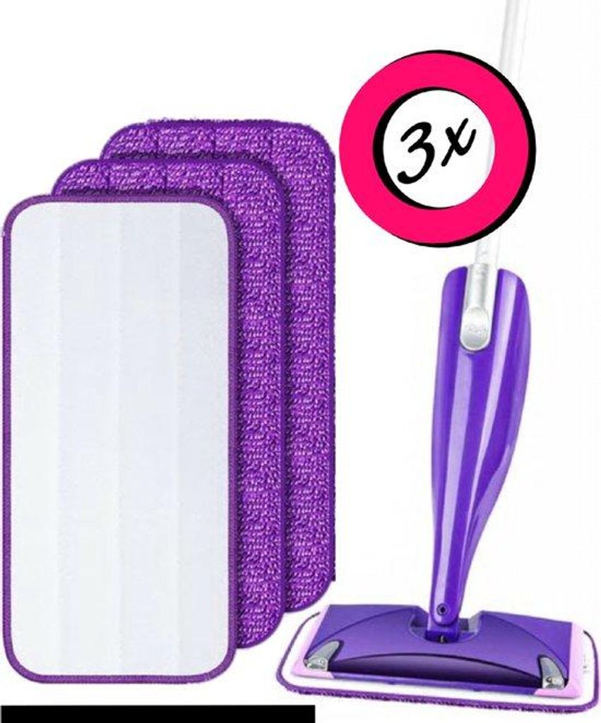 Setzmittel-Reinigungspads, 3 Stück herstellbare Dampfbürsten für den Swiffer WetJet, Bürstenreinigungskissen, Ersatzbürsten für Schwamm, Rein...