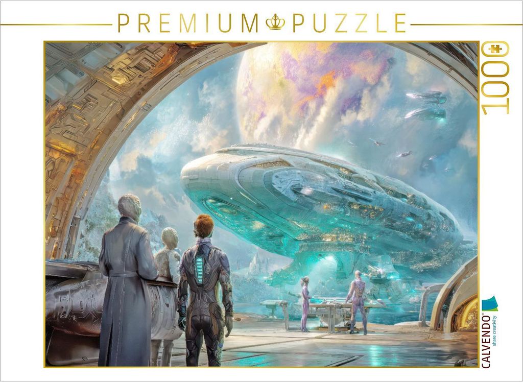 CALVENDO Puzzle Viel Abenteuer im Kosmos | 1000 Teile Lege-Größe 64x48cm Foto-Puzzle für glückliche Stunden