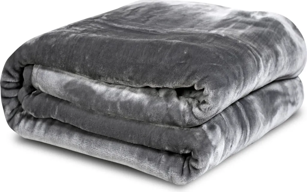 Coperta 160x200 Acrilico Grigio | Calda, Economica e Indistruttibile