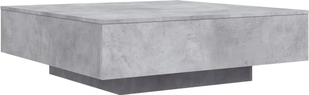 Tavolino Quadrato Effetto Cemento 100x100 cm | Arredo Loft Industrial