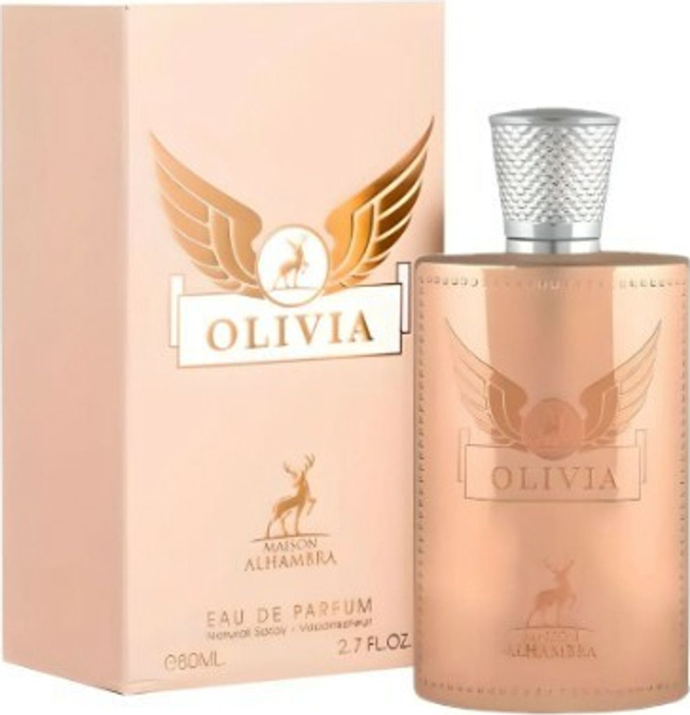 A product shot of a perfume bottle and its box.