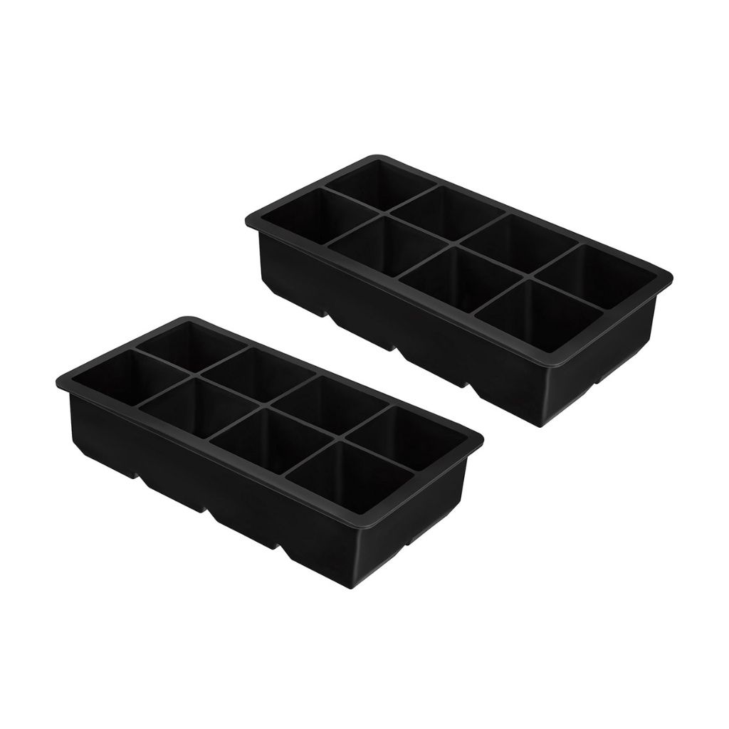 Buxibo Eiswürfelschalen-Set – 2 x 4 Formen – 2er-Set