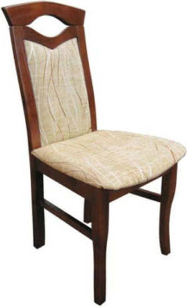 Set 8x Sessel Textil Stuhl Designer Holz Polster Stühle Gastro Esszimmer Stoff