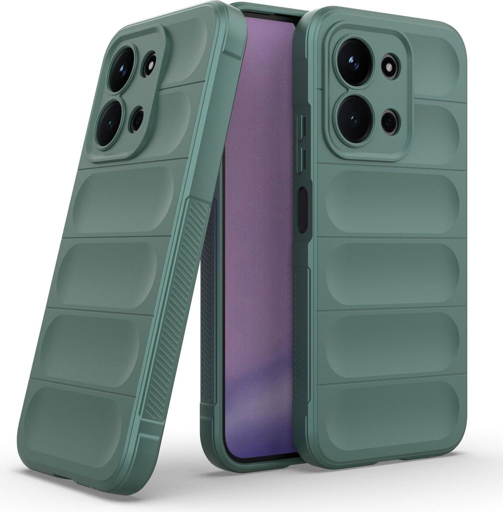 Hülle für Xiaomi Redmi 15c Handyhülle Outdoor Case Back Cover Handy Tasche Bumper in Grün