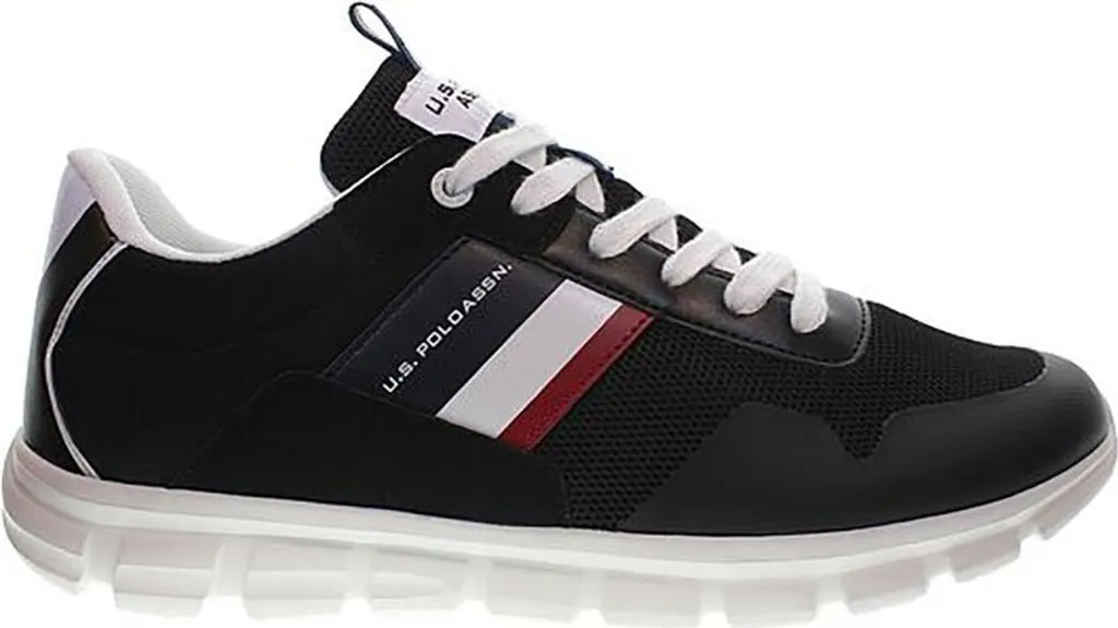 Baskets Homme Gary001a Blk U.S. Polo Assn. Noir Idéales pour le Quotidien