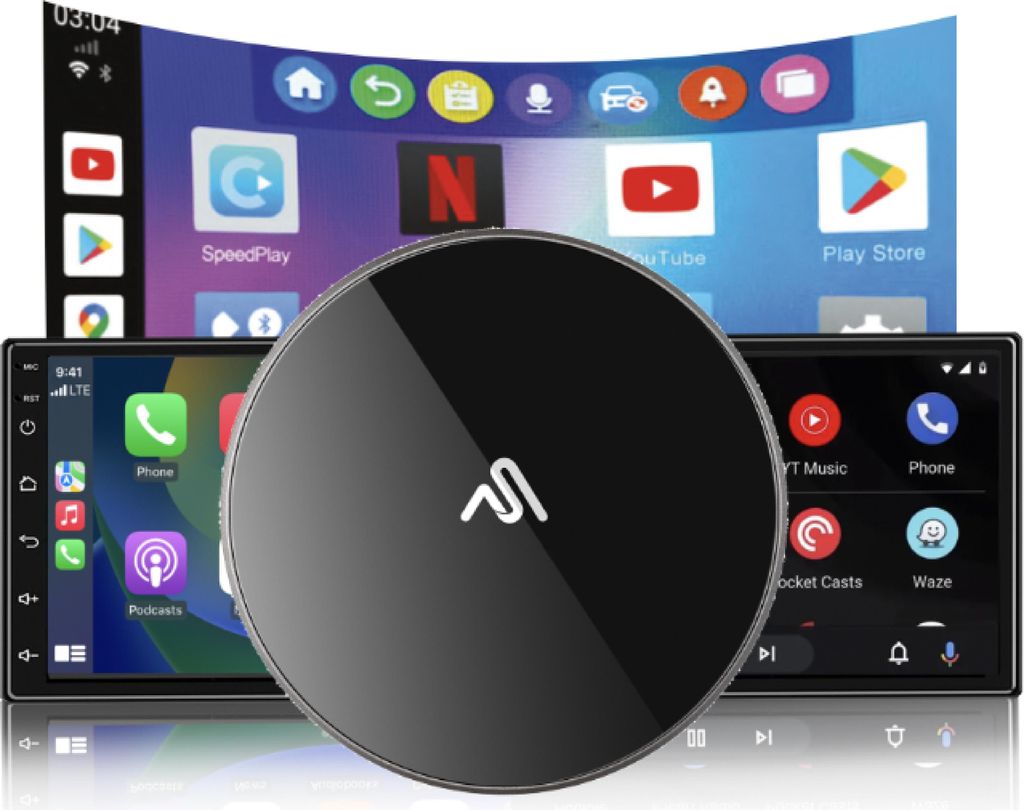 AutoSky AI Box Ultra – CarPlay Box mit Android, WLAN, Produktbild 