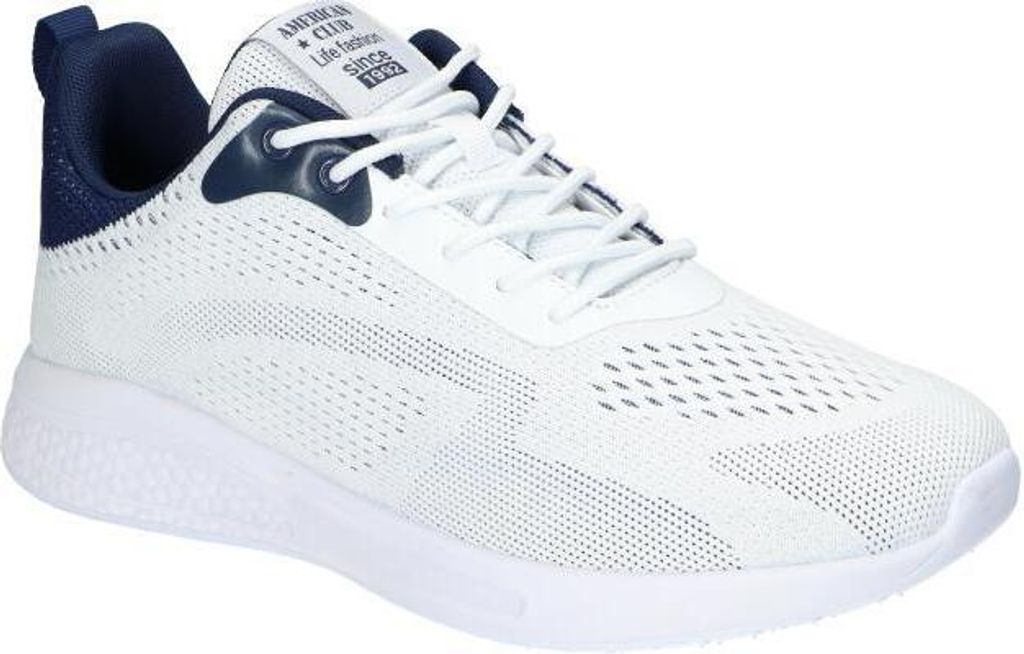 AMERICAN CLUB RD17 Sportschuhe für Herren, MEMORY FOAM SYSTEM, Leichte und luftige Schuhe, Atmungsaktive, Laufschuhe, Fitnessschuhe, Sneakers, Wei...