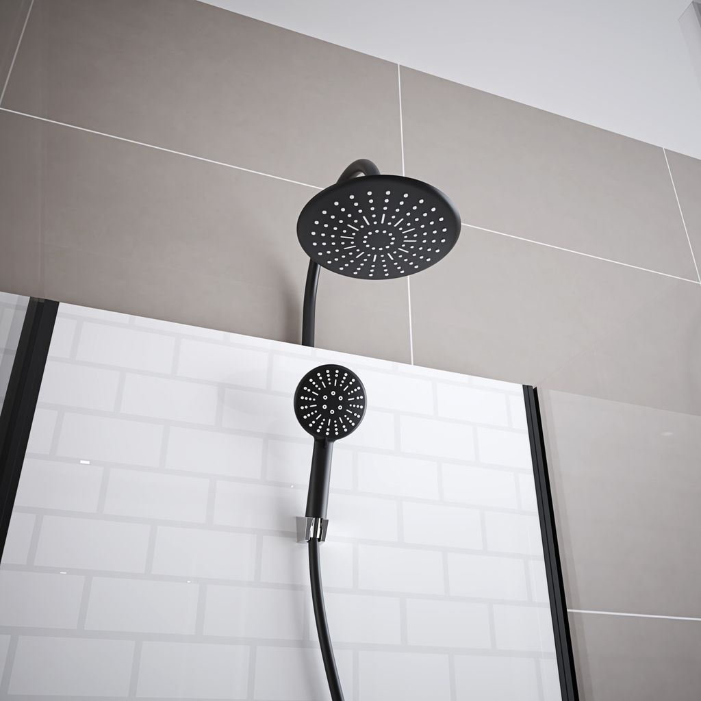 Dusche Komplett MARWELL Duschkabine Fertigdusche White Produktbild 4