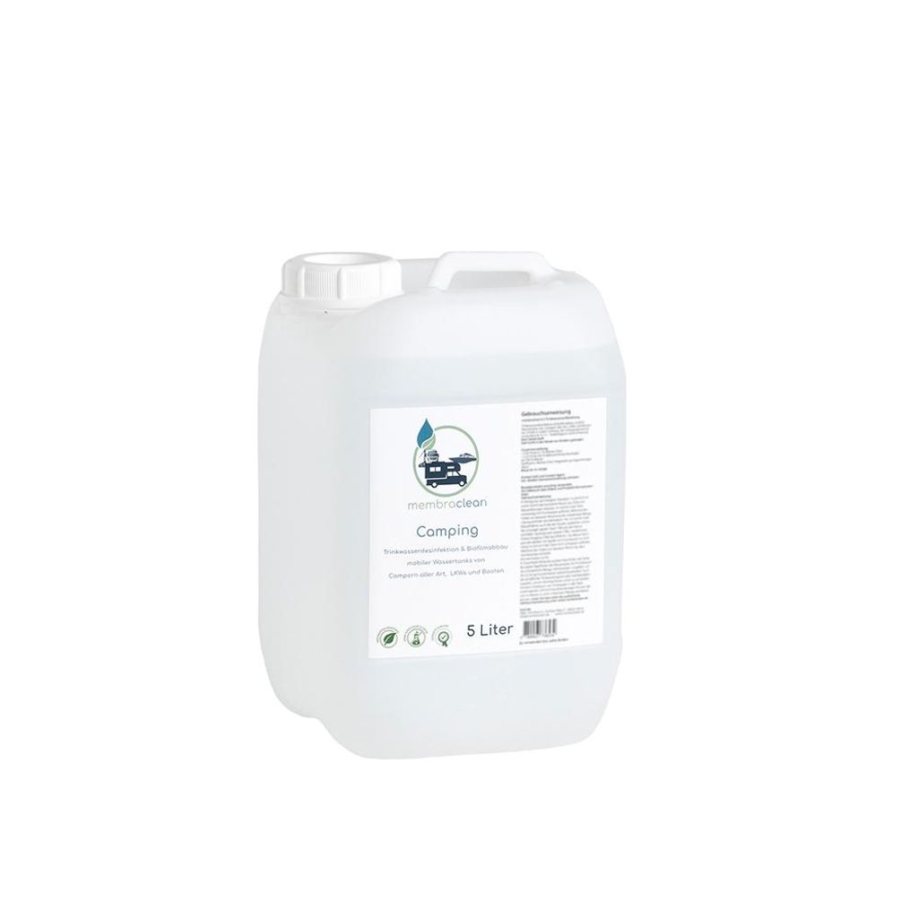 Afbeelding van 5 liter membraclean drinkwaterbehandeling voor camping en camper