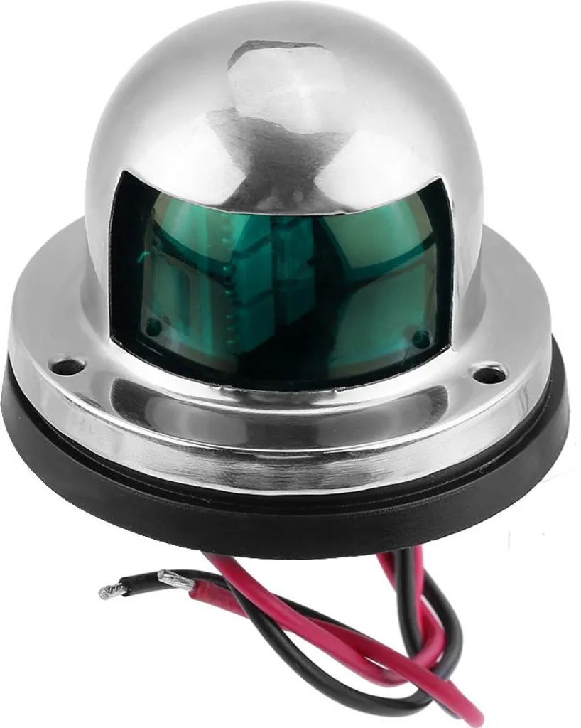 Luci Di Navigazione LED Aramox Per Barche – Rosso E Verde, 3W, DC12V, IP66 Impermeabili | Visibilità Fino A 1 Miglio Nautico | Montaggio A Vite Per Yacht, Pontoni E Motoscafi