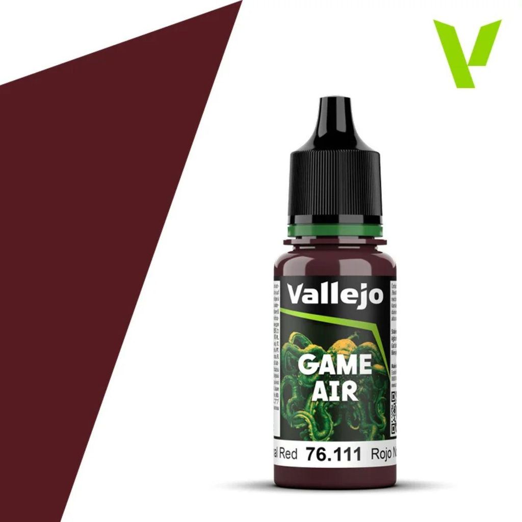 Vallejo 76.111 - Game Air - Color - Nächtliches Rot, 18 ml - Neu