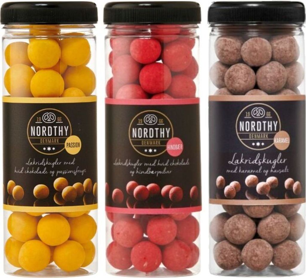 Nordthy Lakritzkugel probierset 3x300g Produktbild 
