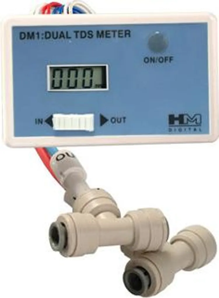 DM1 TDS Dual Meter : Testeur de Qualité d'Eau en Continu pour Filtres