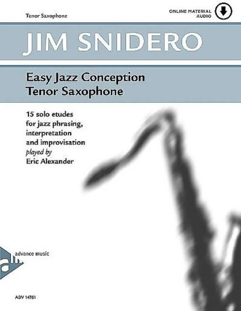 Easy Jazz Conception Tenor & Soprano Sax avec Audio-CD pour Étude