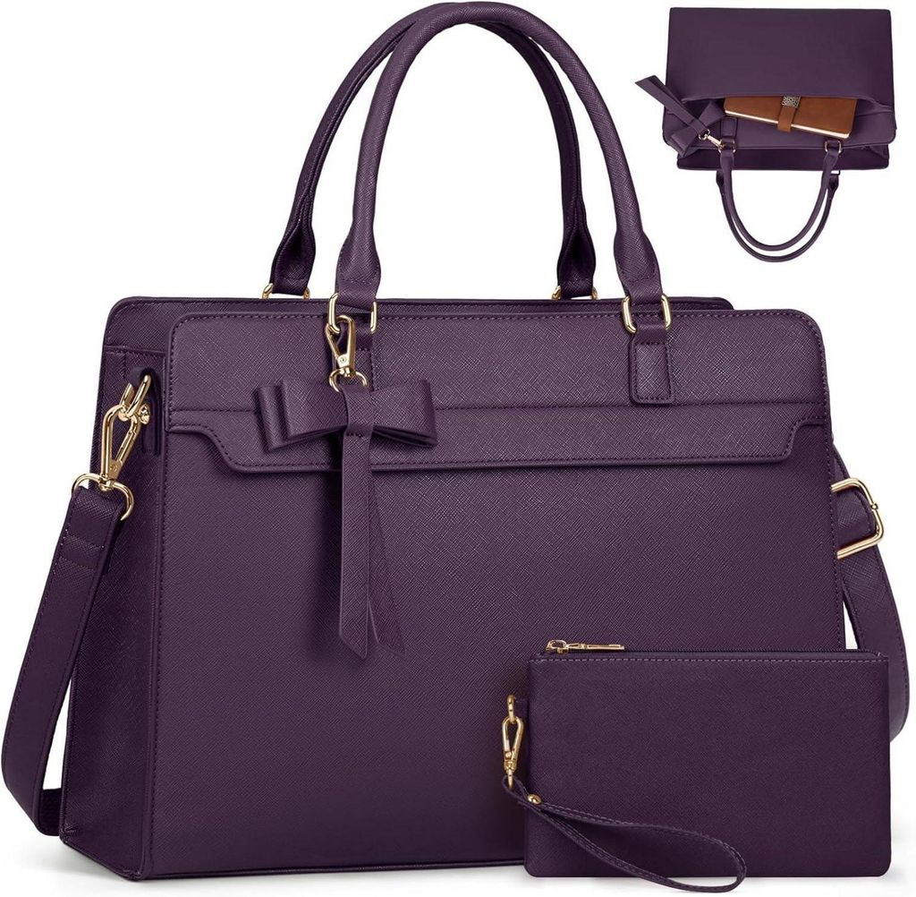 RAINSMORE Handtasche Damen Groß 15.6 Zoll Laptoptasche Produktbild 