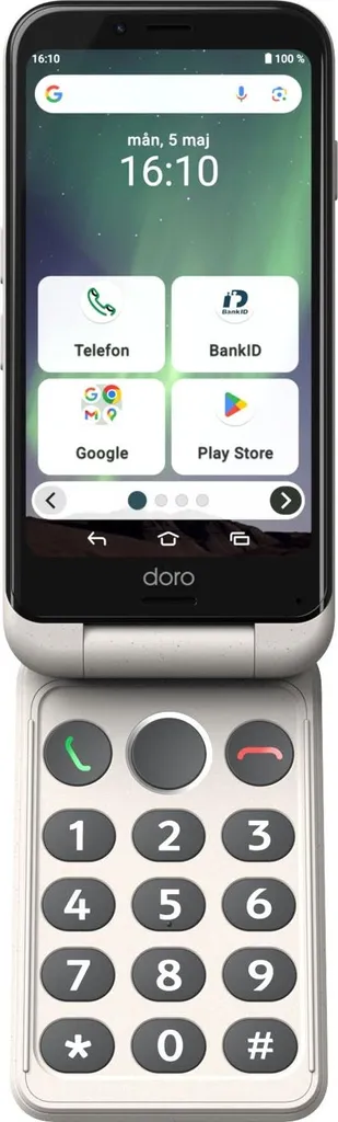 Smartphone Doro Aurora 21 4G Blanc : Facile à Utiliser 64 Go RAM