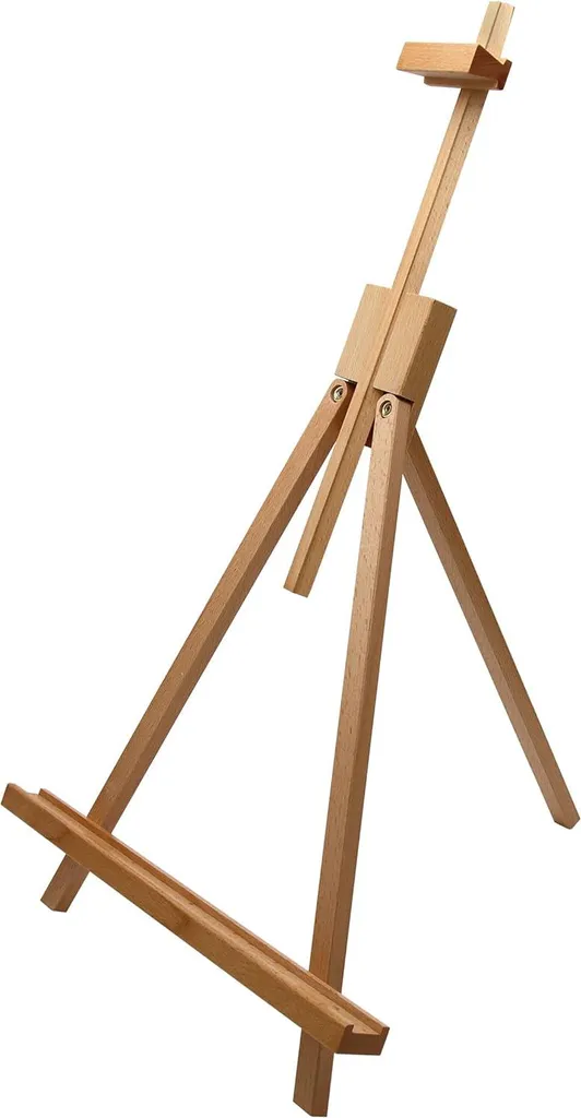 Chevalet Prato en hêtre 70 cm - Support cadre pliable et porte-photo bois