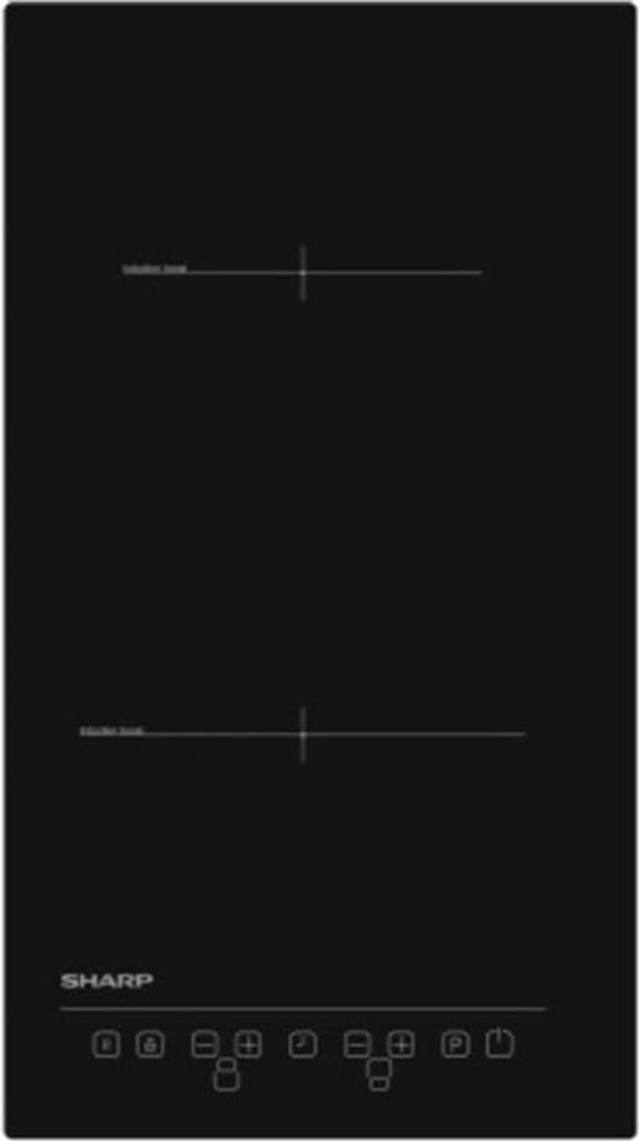 Induktions-dominotisch 30 cm 3600 w schwarz Sharp KH3I25NT0K