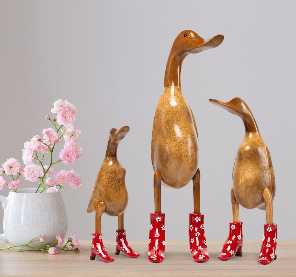 ente-absatz-rot-gebluemt-l