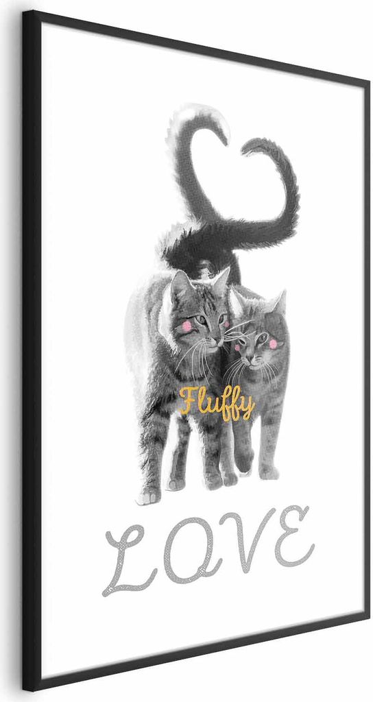 Posterpapier Poster - Fluffy Love 21x30 cm Tiere g-C-0227-ao-a