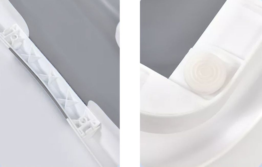 Primabobo Faltbare Babybadewanne mit Badekissen und Produktbild 6