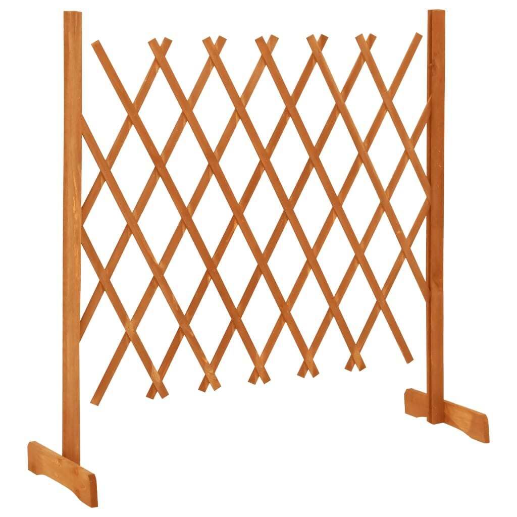 Clôture de jardin orange 120x90 cm en bois massif de sapin Image du produit 