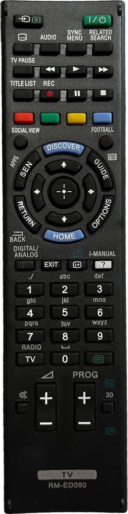 Ersatz TV Fernbedienung für Sony KDL-40NX713 Fernseher