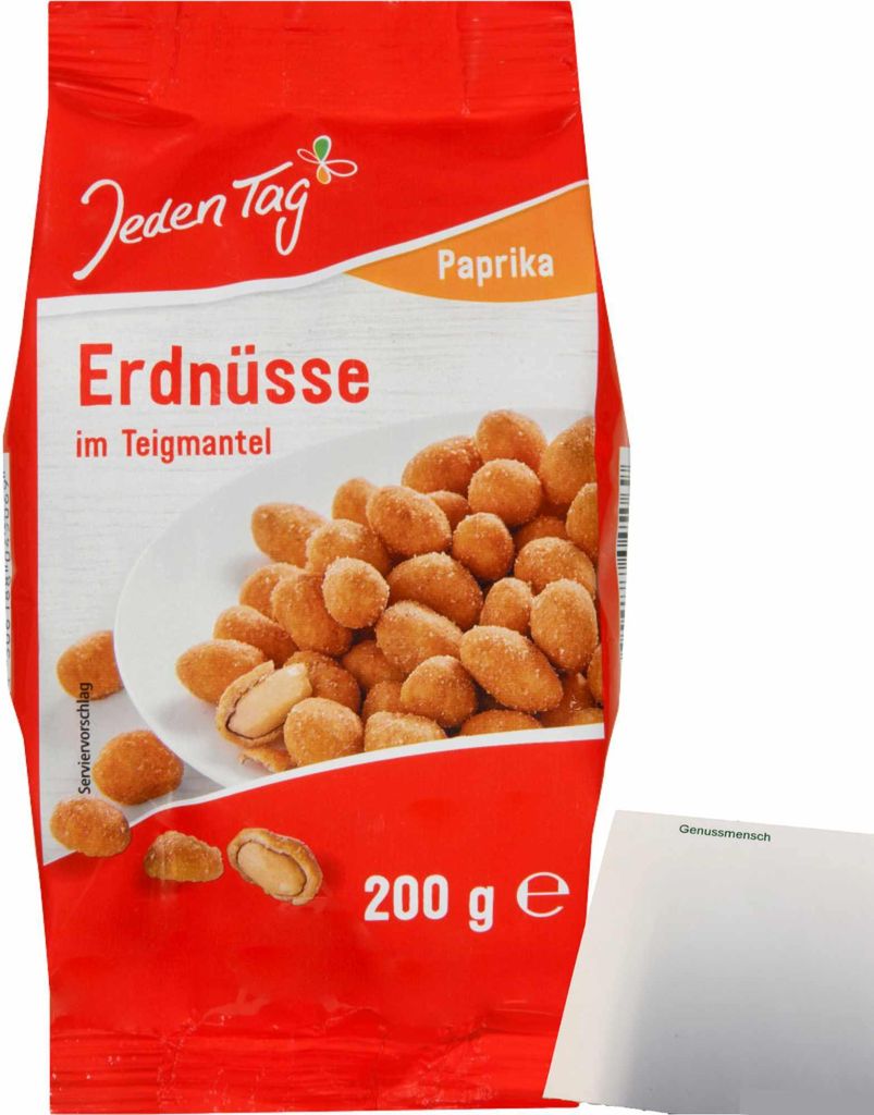 Jeden Tag Erdnüsse im Teigmantel Paprika (200g Packung) + Produktbild 