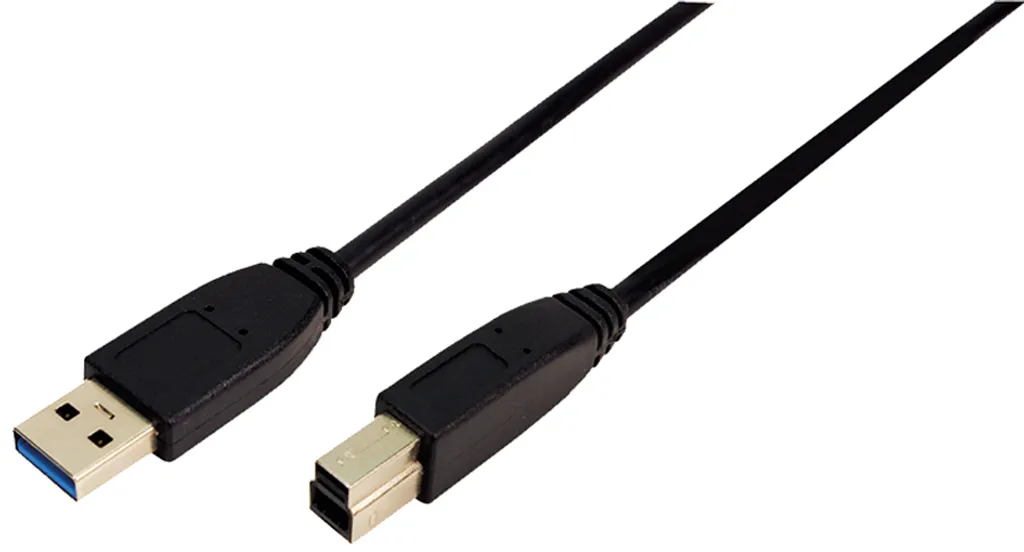 Câble Imprimante USB 3.0 Type A vers B Noir 1m - Cordon USB-B Robuste
