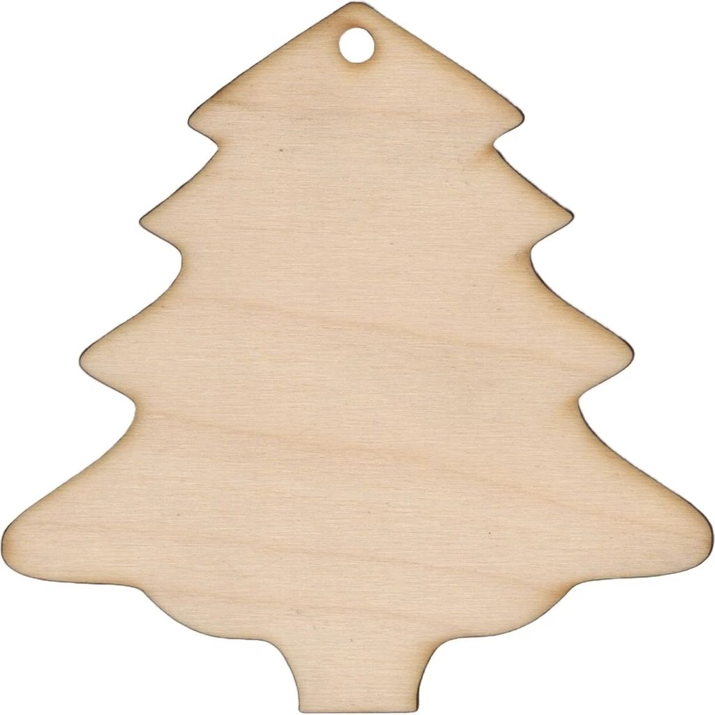 HOLZKUGEL Weihnachtskugel 6 cm - Weihnachtsstäbchen