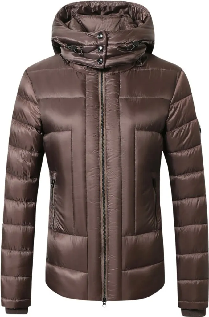 Veste d'Équitation Chaude Femme XXL - Idéal Écurie et Extérieur en Coffee