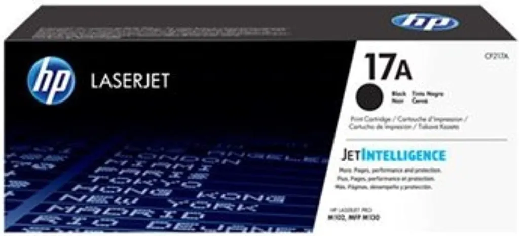 Toner laser noir HP 17A pour consommable de bureau LaserJet Pro M102 M130