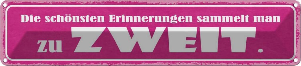 vianmo Blechschild 10x46 cm die schönsten Erinnerungen Zweit Spruch Zitat