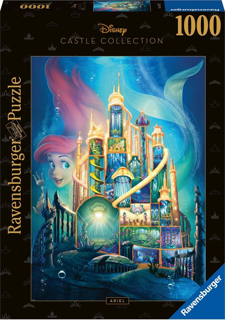 Châteaux Disney : Ariel Ravensburger 17337 Image du produit 