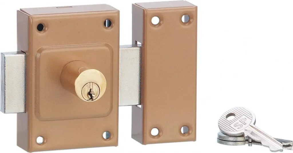 Sécuriser votre porte d'entrée avec le verrou à bouton bronze 1020 SP