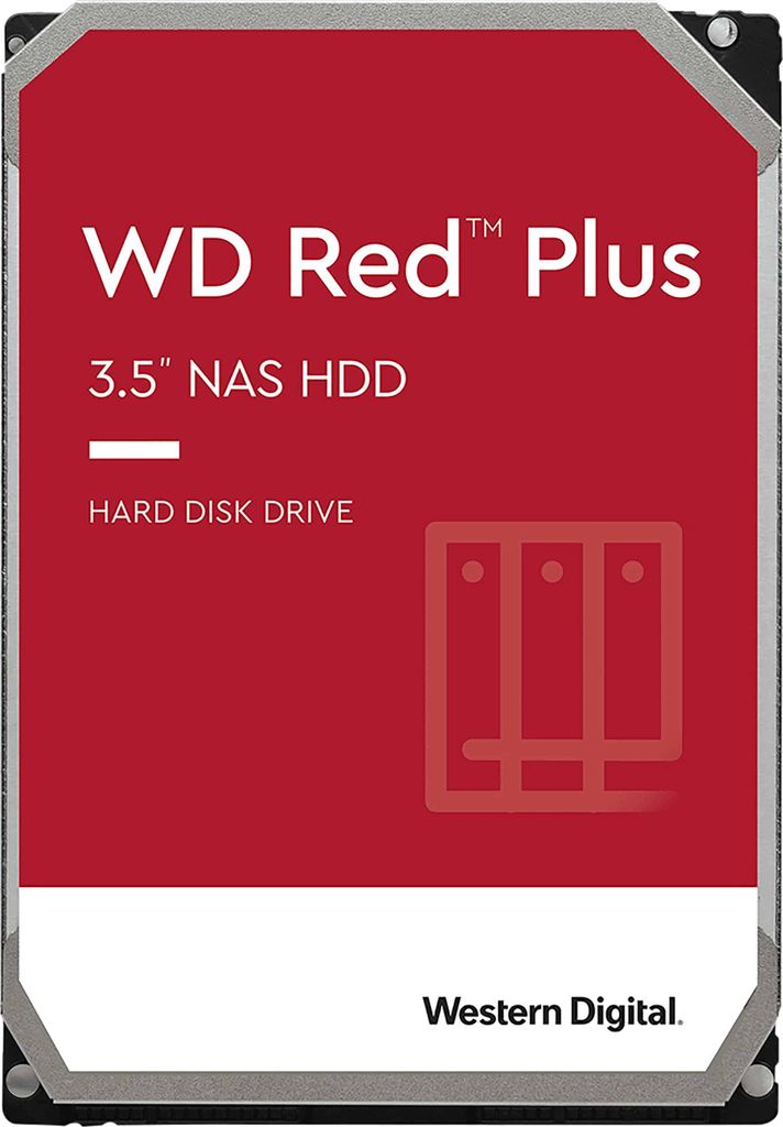 Western Digital Festplatte Red Plus 10TB 3,5" 7200RPM 256MB Produktbild 