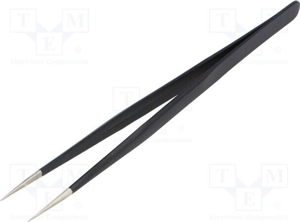 1x Pinzette Schlitzbreite: 0,2mm Spitzenf. Sze: scharf NB-14 -Pinzetten