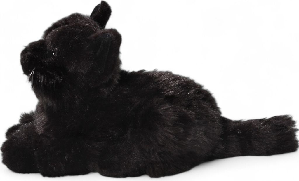 Carl Dick Plüschkatze Im Weihnachtsstrumpf – Ca. 45 Cm, Schwarz-weiß, Mit Schleife & Reißverschluss