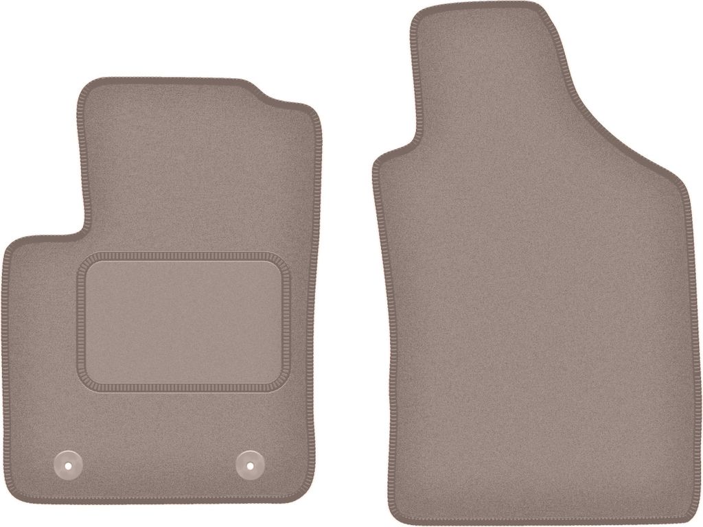 Autoteppiche vorne für: Ford Ka Mk2 Hatchback (2008-2012) Beige