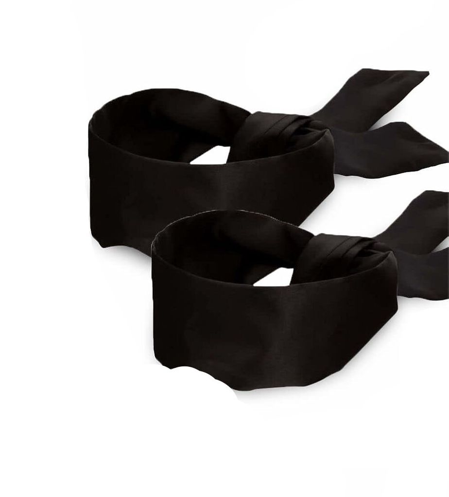 Seiden-Satin Schlafmaske – Weiche Augenbinde, 2er Pack Produktbild 