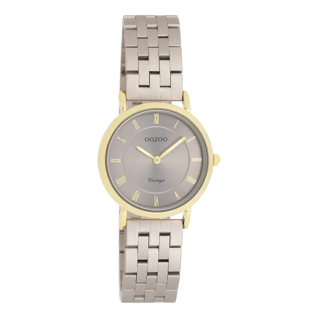 Oozoo Orologio da polso beige Serie Vintage Orologio analogico al quarzo UOC20375