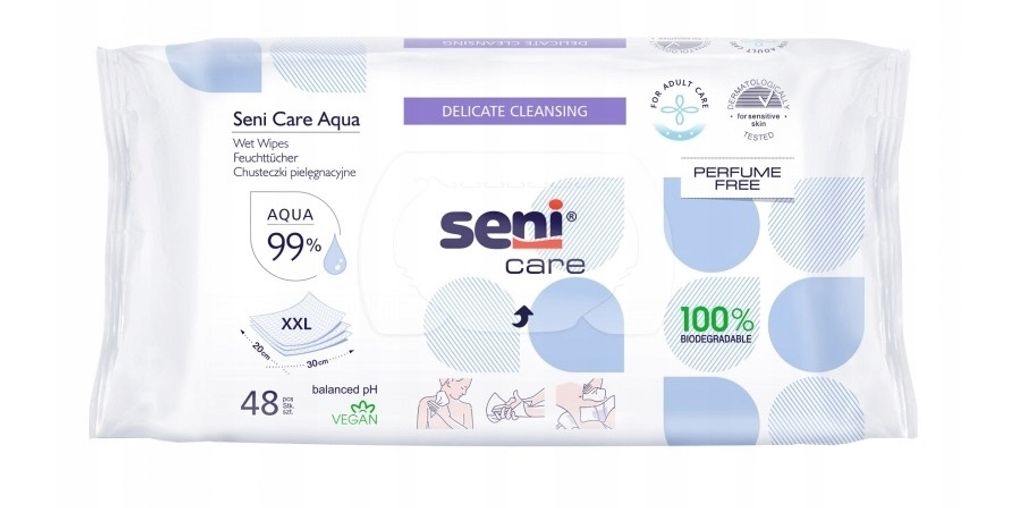 Seni care Aqua Feuchttücher 1X48 St