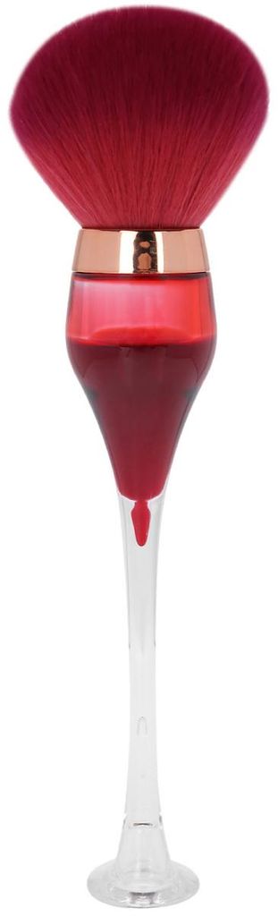1 Stück Nagelstaub-Reinigungsbürste, Nagelkunst-Puderentferner-Pinsel, Reinigungsbürste für Make-up-Rouge-Pinsel, Rosenrot