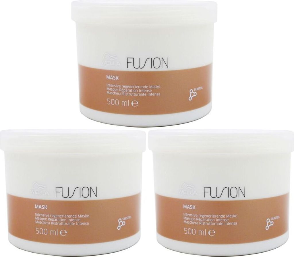 Wella Fusion intensive 3 x 500 ml Maske Set Produktbild 