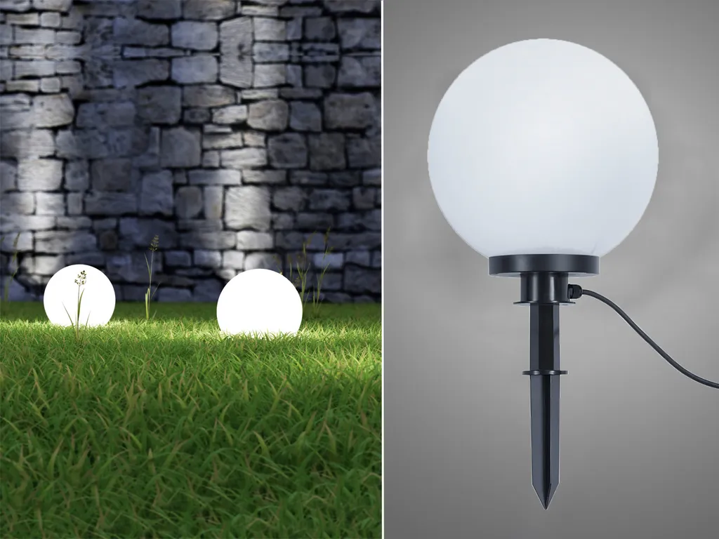 Boule lumineuse extérieure BOLO 30cm pour décoration de terrasse